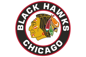 blackhawks logo, before